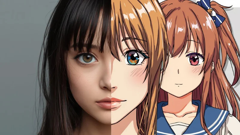 anime animation ai style transfer portrait