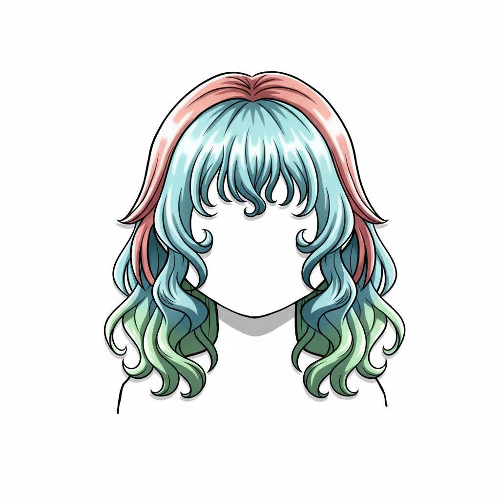 anime hair curl final