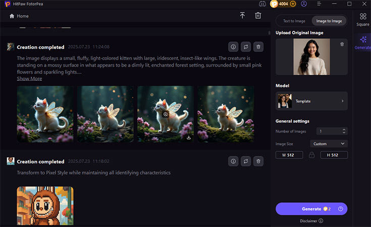 ai generator for anime gril