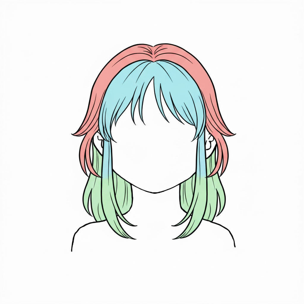 how ro draw anime curl hair