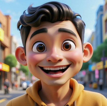 anime styled caricature