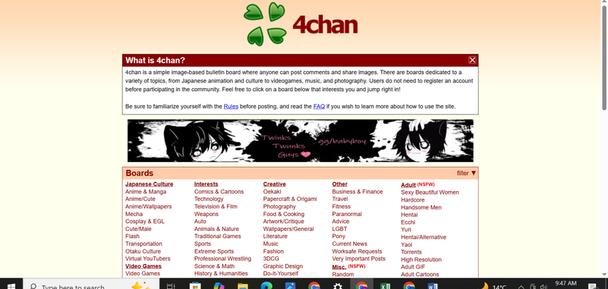 anonymous image boards