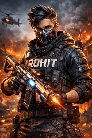 free-fire-inspired-gaming-character-with-rohit-name-on-jacket