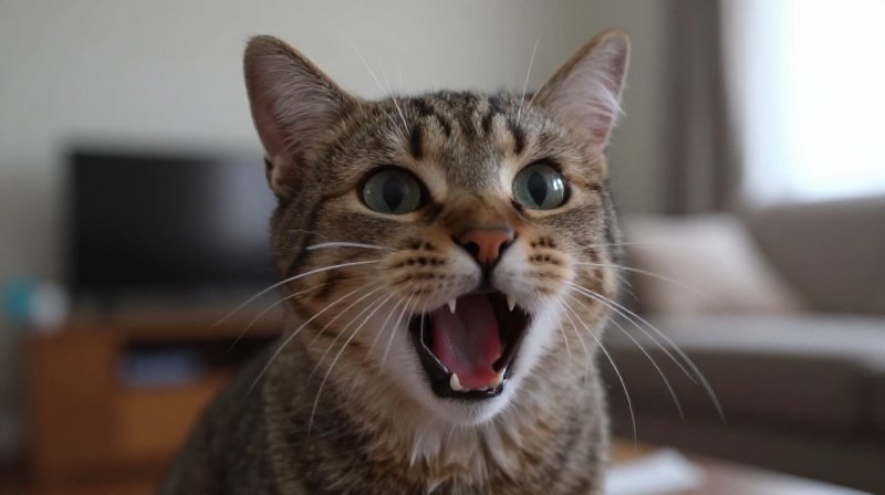 anxious no no no cat