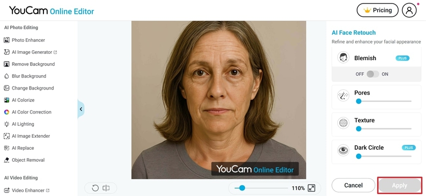 결과를 기기에 내보내기