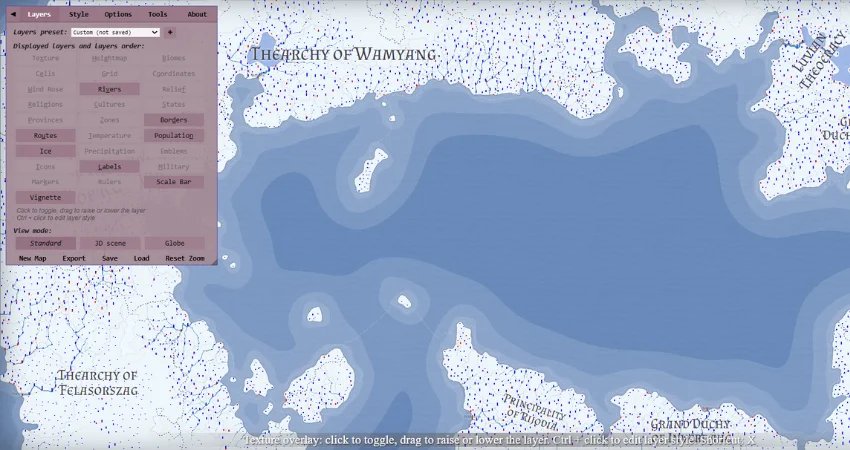 azgaar's fantasy map generator