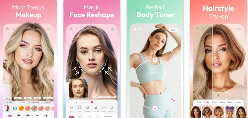 best ai smile filter youcam makeup