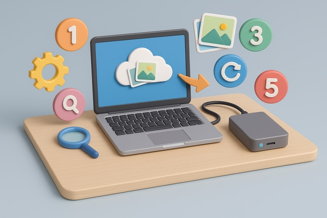 구글 사진 전송을 위한 팁