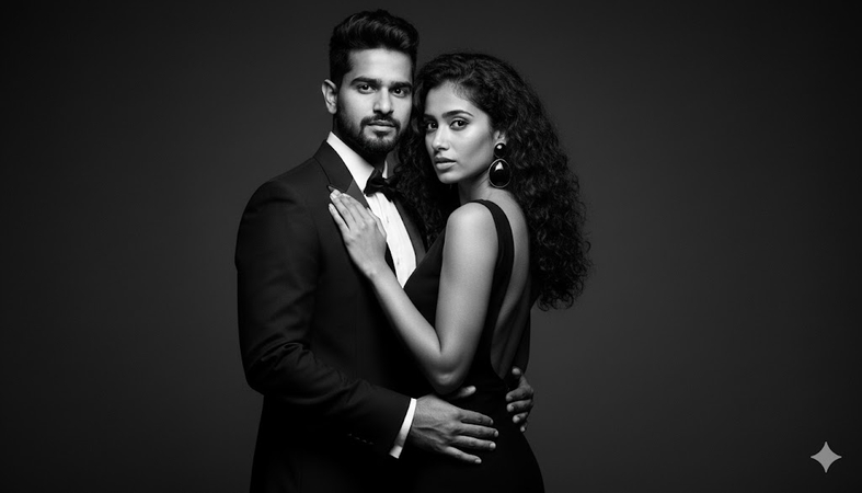 black and white gemini