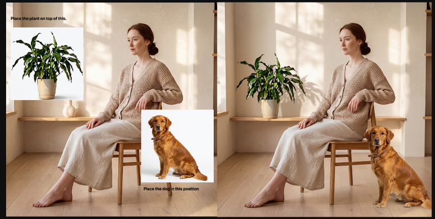 overlay images to one picture