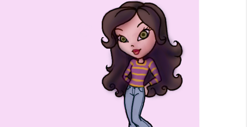 bratz doll drawing