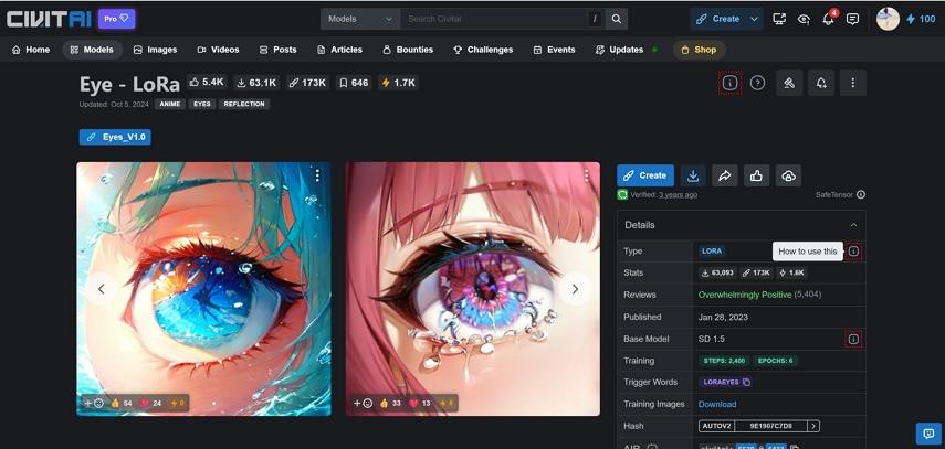 modelo lora do civitai