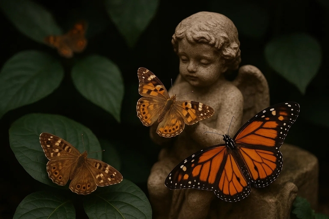 butterfly photography and calm places