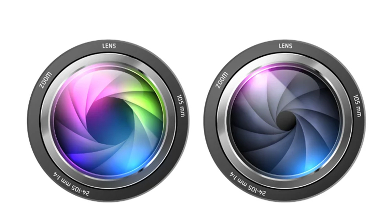 camera shutter controlling exposure time