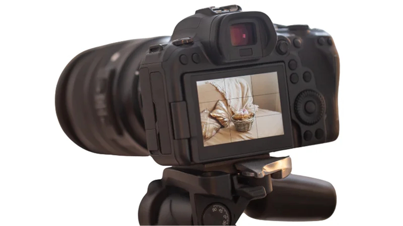 camera viewfinder and lcd screen display