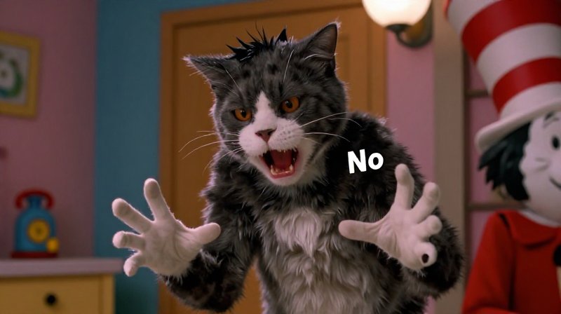 cat in the hat no