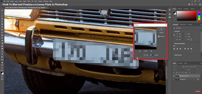 對鉛筆選擇工具進行更改