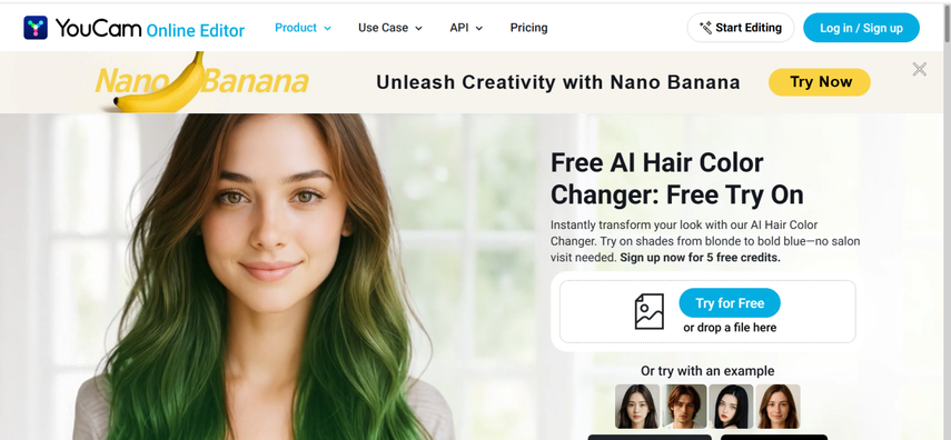 change hair color ai