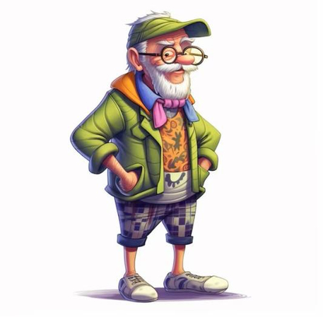 caricature prompt chatgpt classic cartoon style