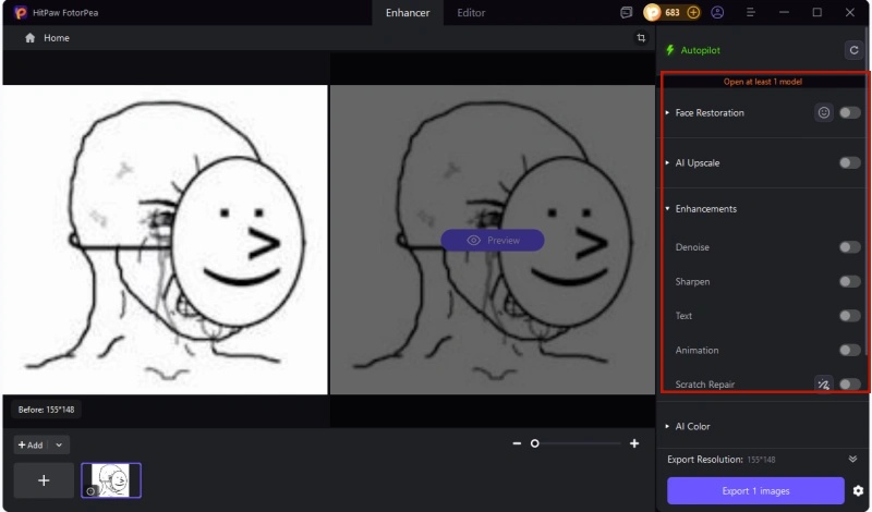 choose ai models for meme
