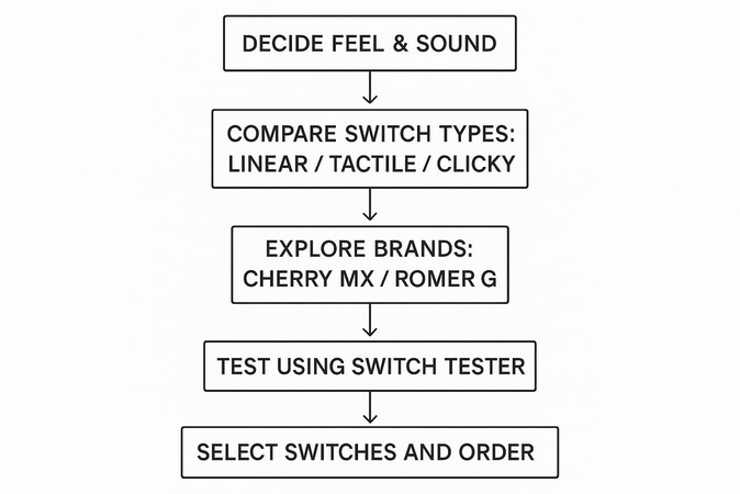 decide switch types and test
