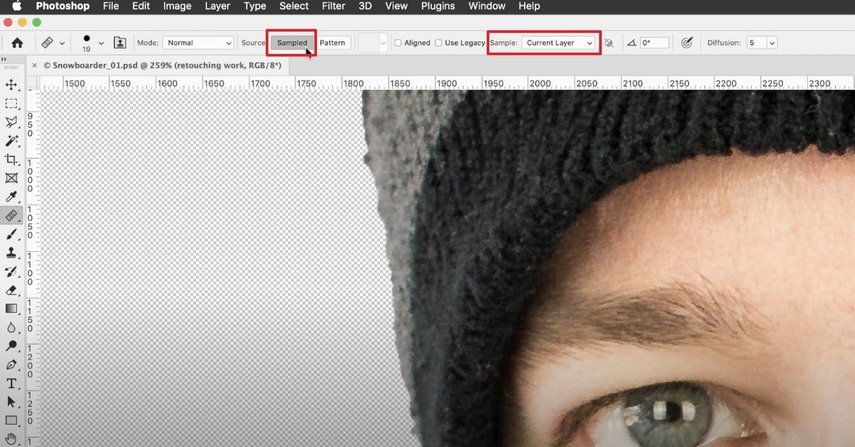 select sampled option