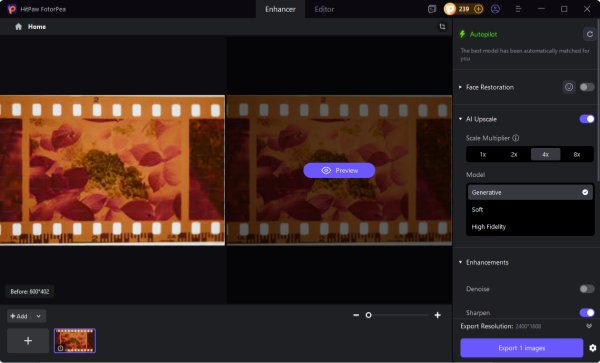 choose the suitable ai upscale model