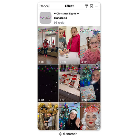 christmas lights filter