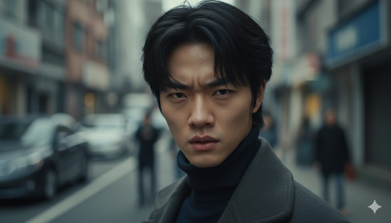 cinematic ai photo of man