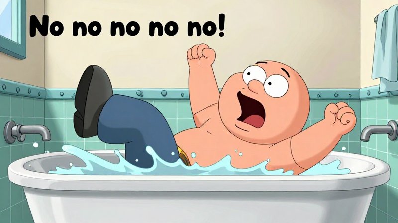 cleveland brown bathtub fall