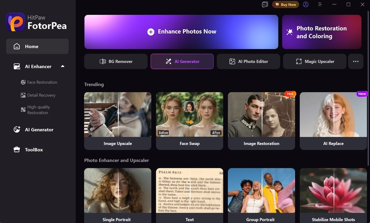 access ai generator fotorpea