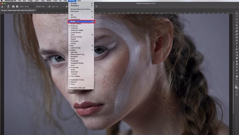 select brush in windows