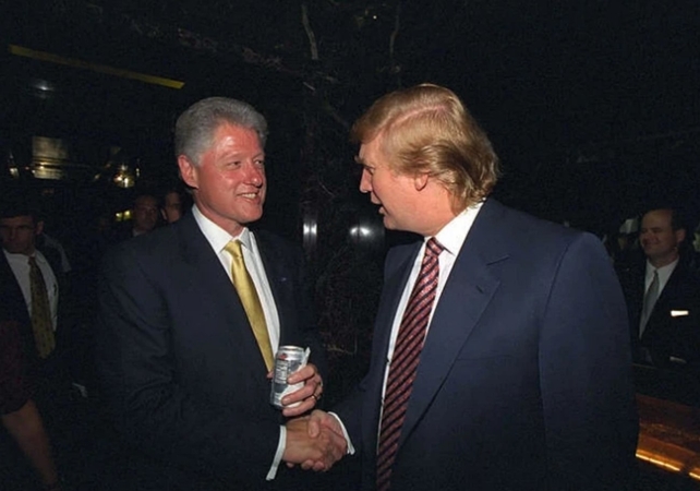 are trump-clinton images fake?