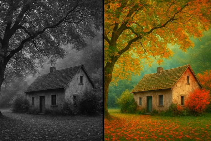 digital image color enhancement