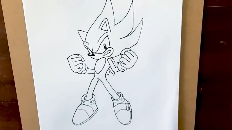 소닉 캐릭터 완성 그림