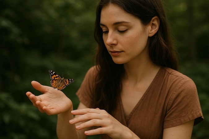 capturing butterfly photos in a composed environment
