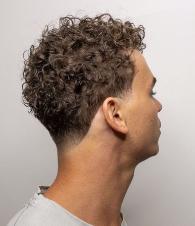 small haircut for men taper