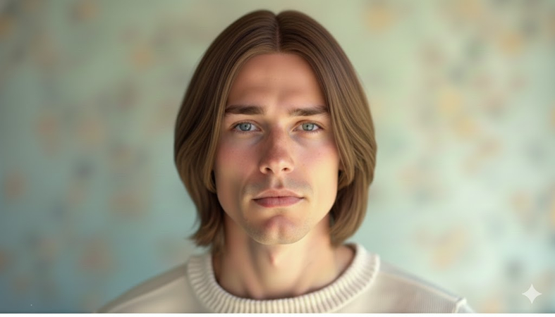 curtain hairstyle men