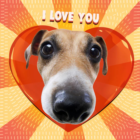dog valentines cards