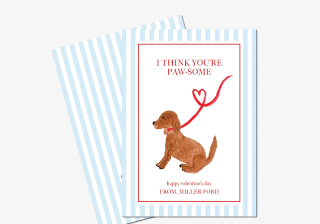 dog valentines day cards