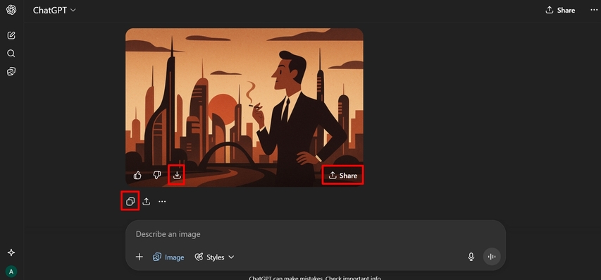 save chatgpt draw pictures results