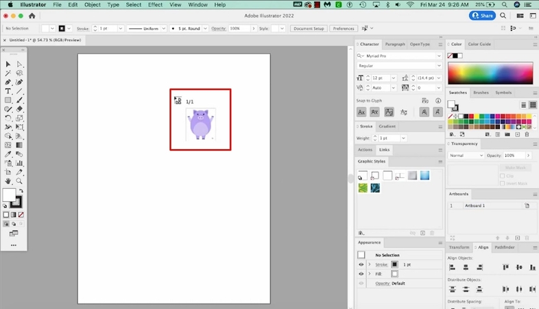 insert artwork sketch