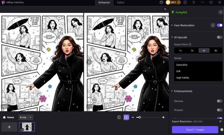enhance your generated image quality