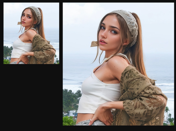 ai upscale image with prompt editing