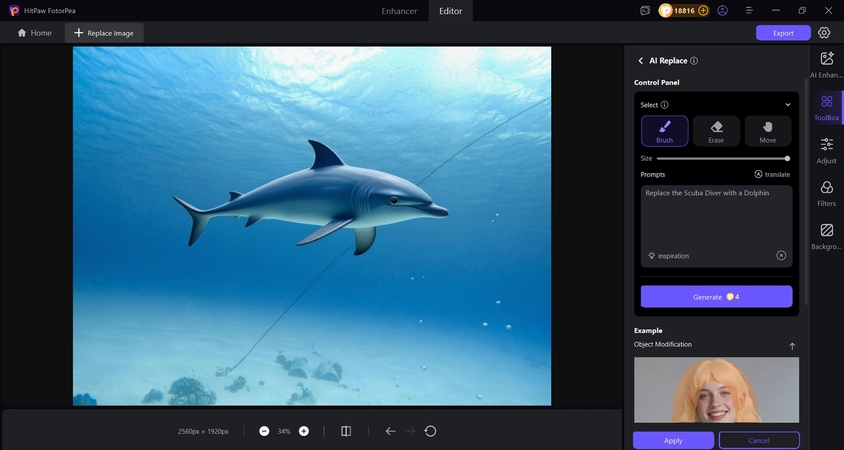 save final image output from fotorpea