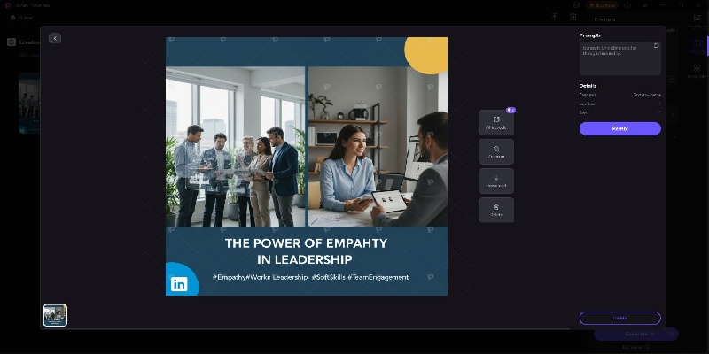 export the marketing image with chatgpt prompt