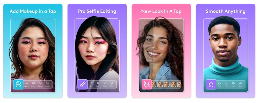 تطبيق تغيير لون البشرة Facetune
