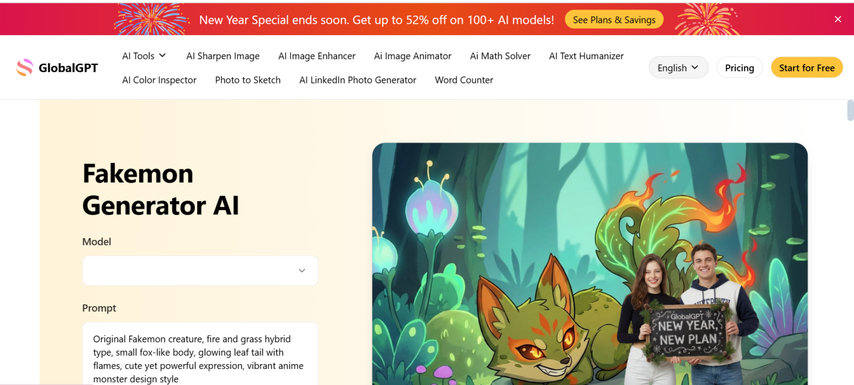 fakemon ai generator