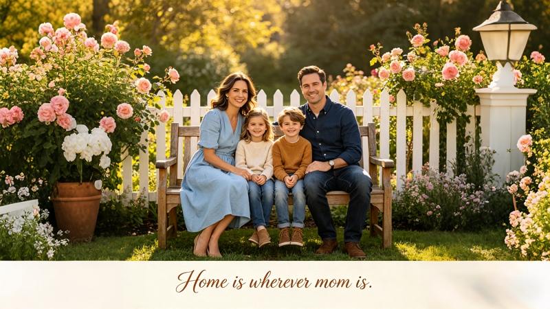 family portrait in natural light