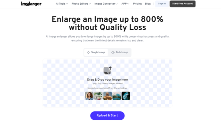 free remini alternative ai image enlarger online